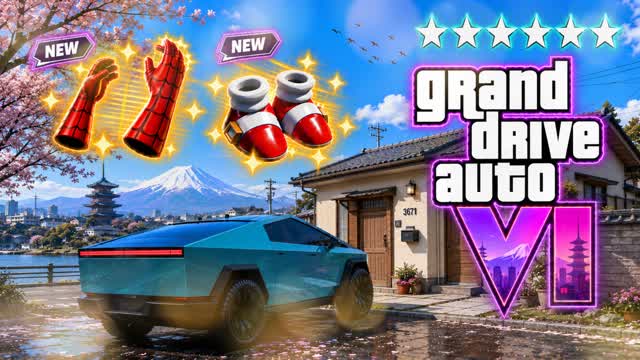 GRAND DRIFT AUTO VI 6 SPIIDER — Fortnite Creative map cover art