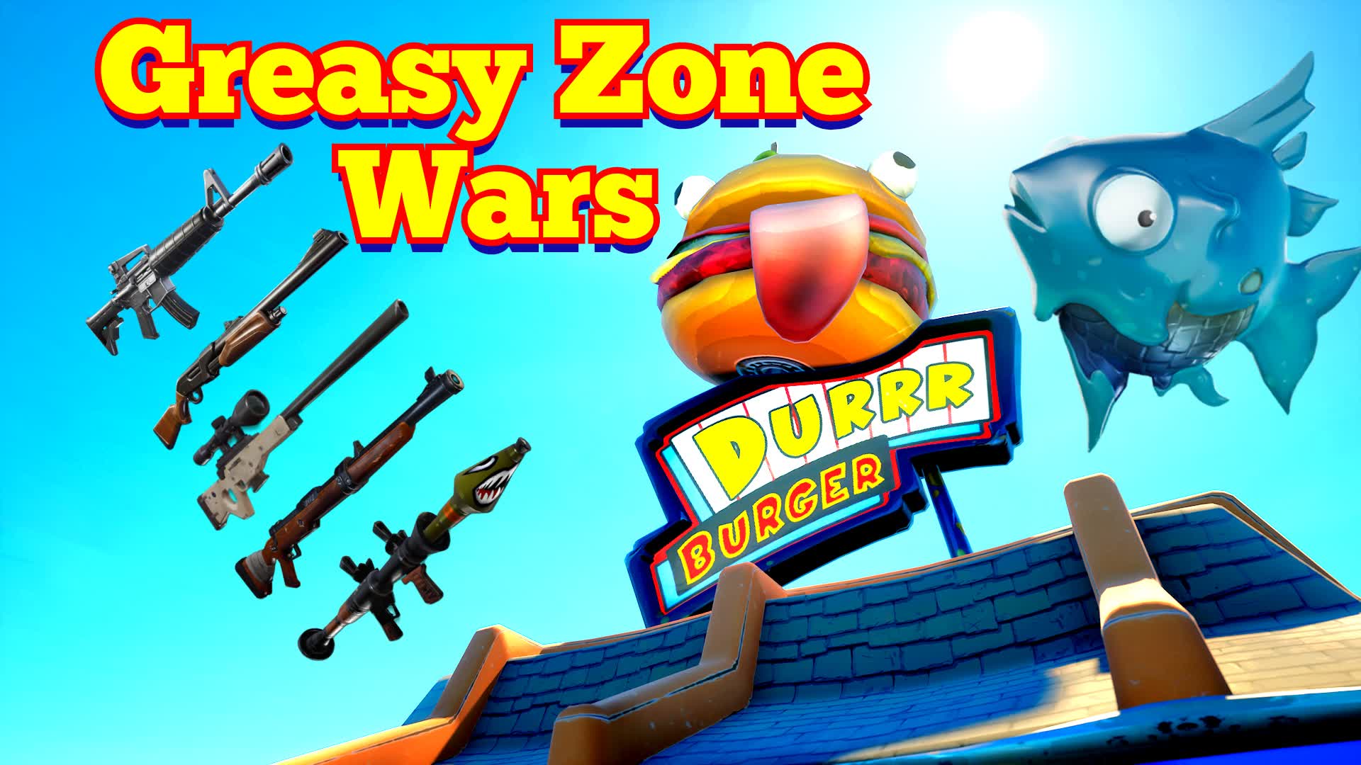 Greasy Zone Wars — Fortnite Creative map