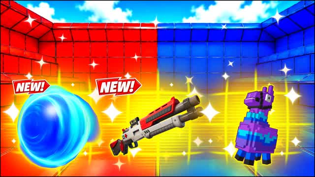 RED VS BLUE CRIMSON PULSE 🔴🔵 — Fortnite Creative map