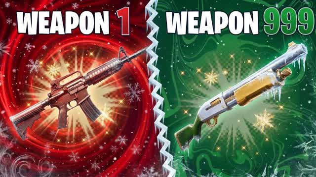 ❄️WINTER GUN GAME🔫ONESHOT — Fortnite Creative map