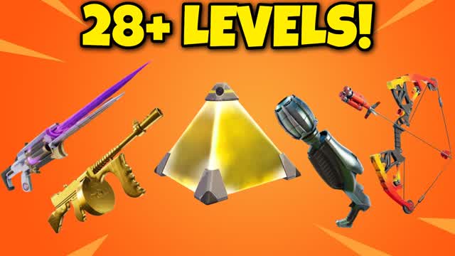 ALL MYTHICS GUN GAME! — Fortnite Creative map cover art