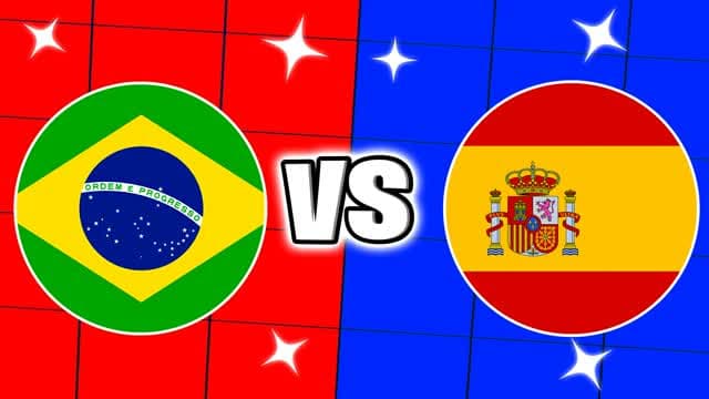 CRAZY SPAIN VS BRAZIL 🔴🔵 RED VS BLUE — Fortnite Creative map
