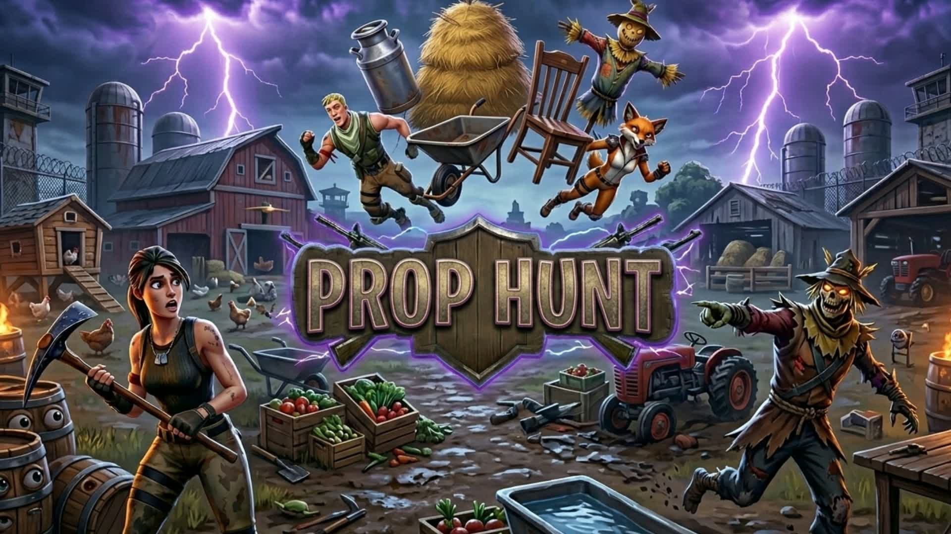 PROP HUNT⚔️ — Fortnite Creative map