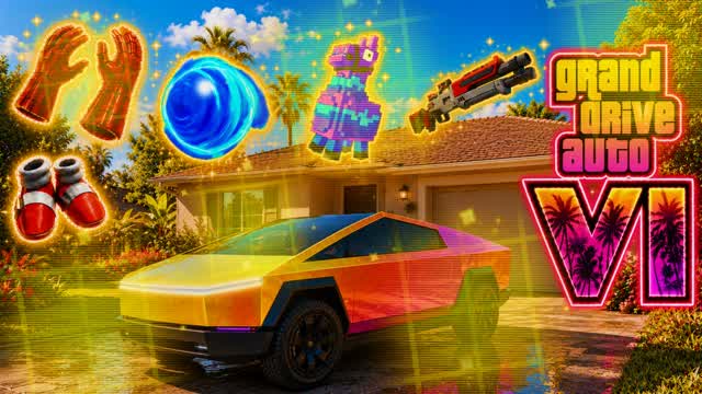 [][]GRAND DRRIVE AUTO VI6 SPIDER — Fortnite Creative map cover art