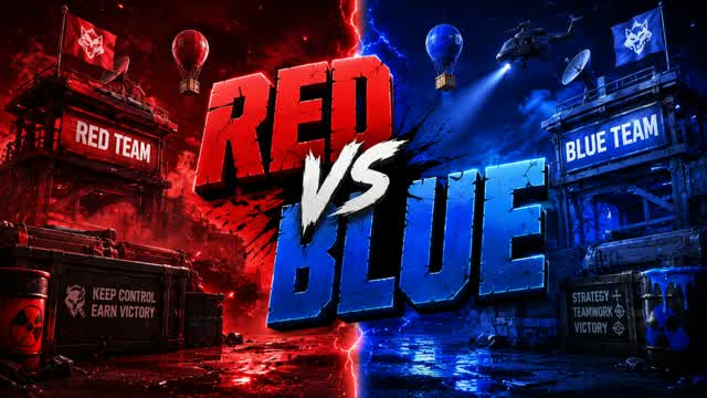RED vs BLUE MOGGG MATLLE — Fortnite Creative map