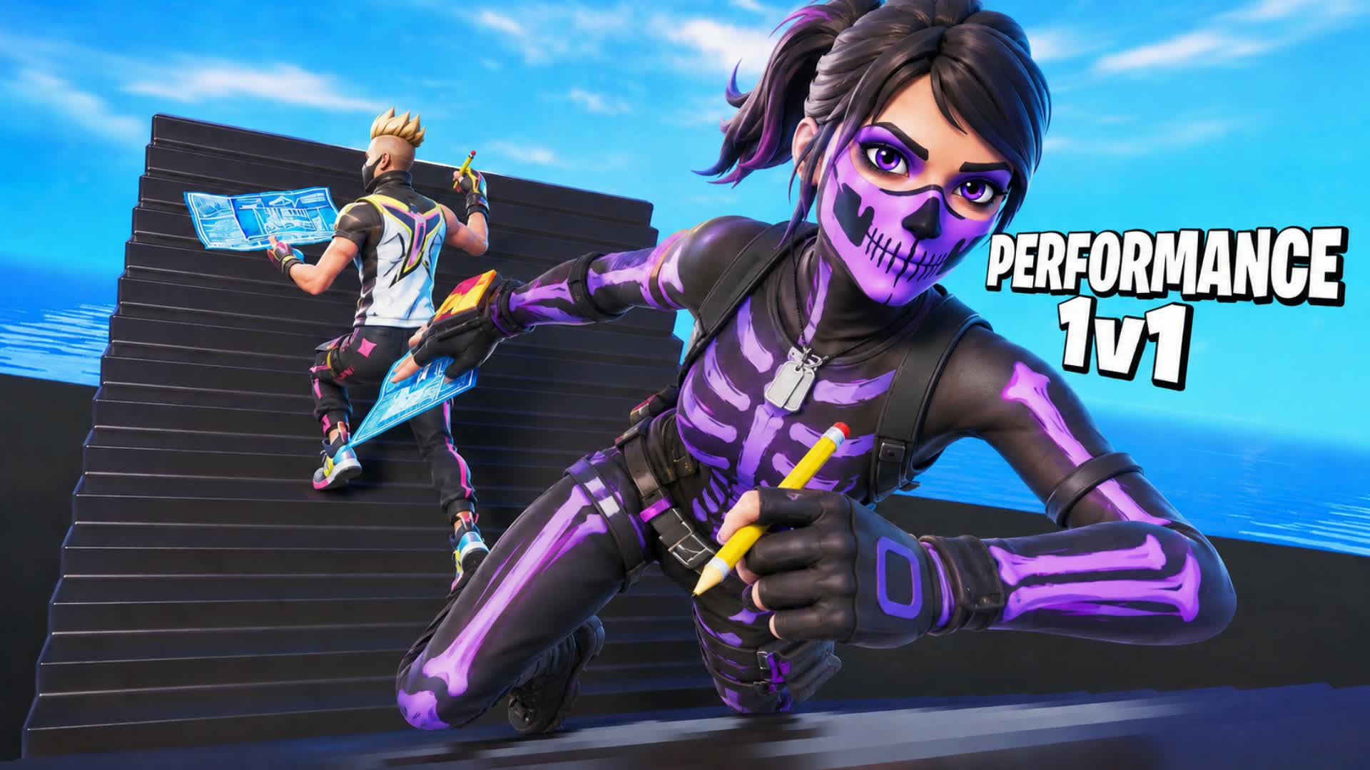 Performance 1v1 Build Fights — Fortnite Creative map