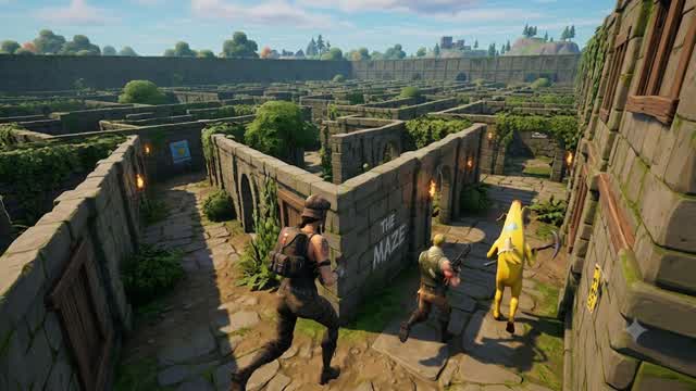 templo laberinto — Fortnite Creative map cover art