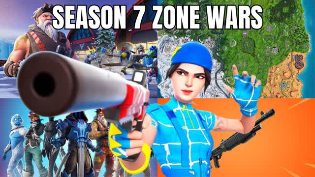 SEASON 7 ZONE WARS — Fortnite Creative map cover art