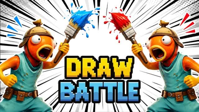 Draw Battle — Fortnite Creative map cover art
