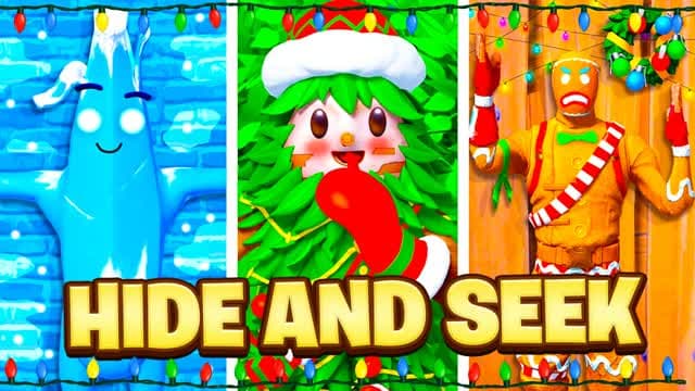 WINTER HIDE AND SEEK — Fortnite Creative map
