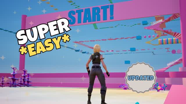 EASY PARKOUR ⭐ — Fortnite Creative map cover art