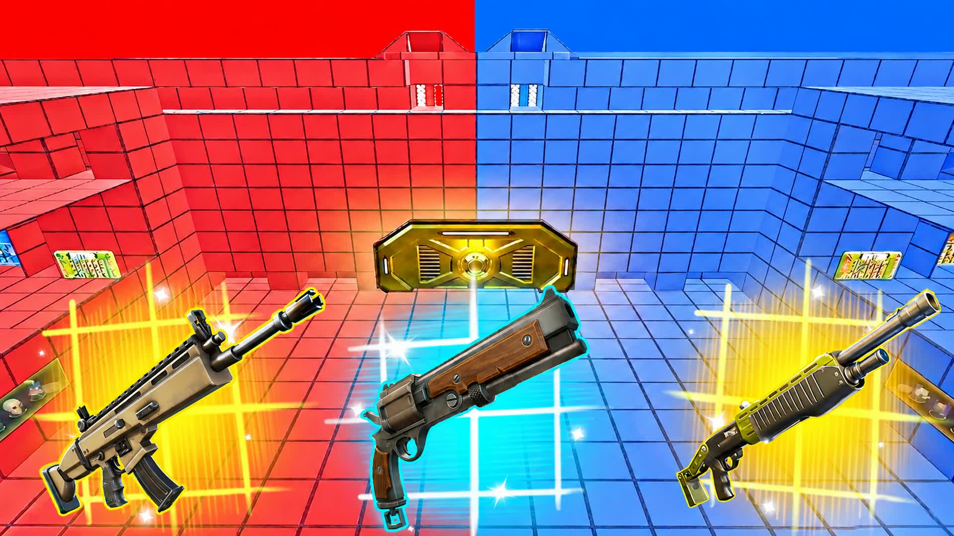 RVB RED VS BLUE CRAZY — Fortnite Creative map