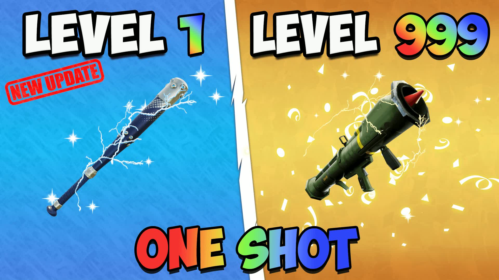 🔫 Gun Game One Shot No Limit🎯 — Fortnite Creative map
