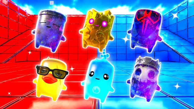 RED VS BLUE TRAILHOUND 🔴🔵 — Fortnite Creative map cover art