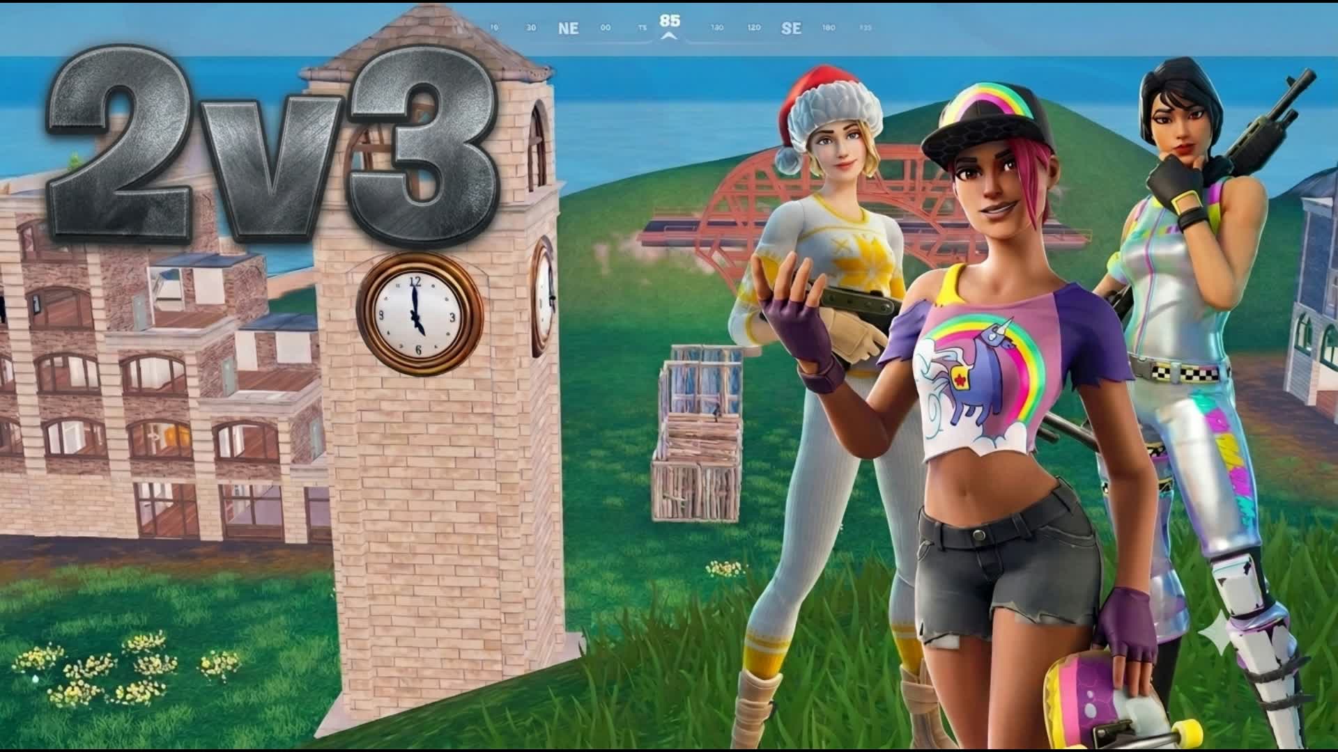 The final Storm Scrum - 2v3 — Fortnite Creative map