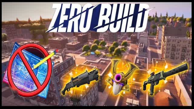 🏙 Zero Build Zone Wars! 🏙 — Fortnite Creative map cover art