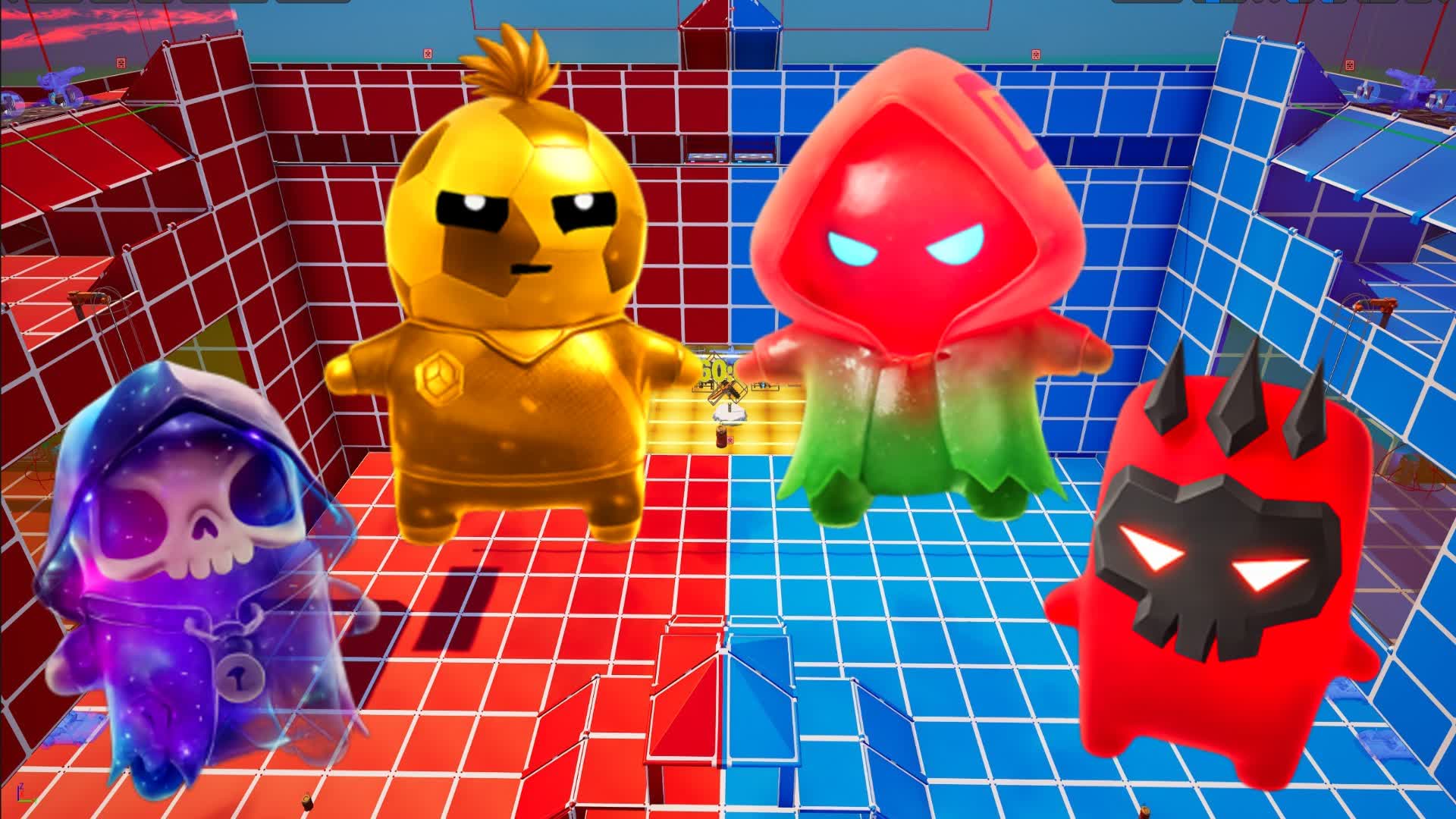 RONALD! BLUE VS RED GAME! — Fortnite Creative map