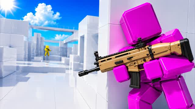 RED VS BLUE BLASTLINE 🔴🔵 — Fortnite Creative map cover art