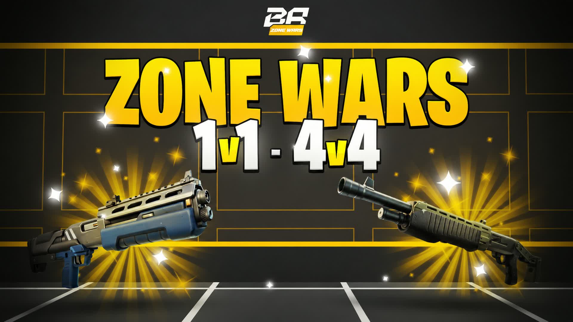 BRTK ZONE WARS (1V1 TO 4V4) — Fortnite Creative map