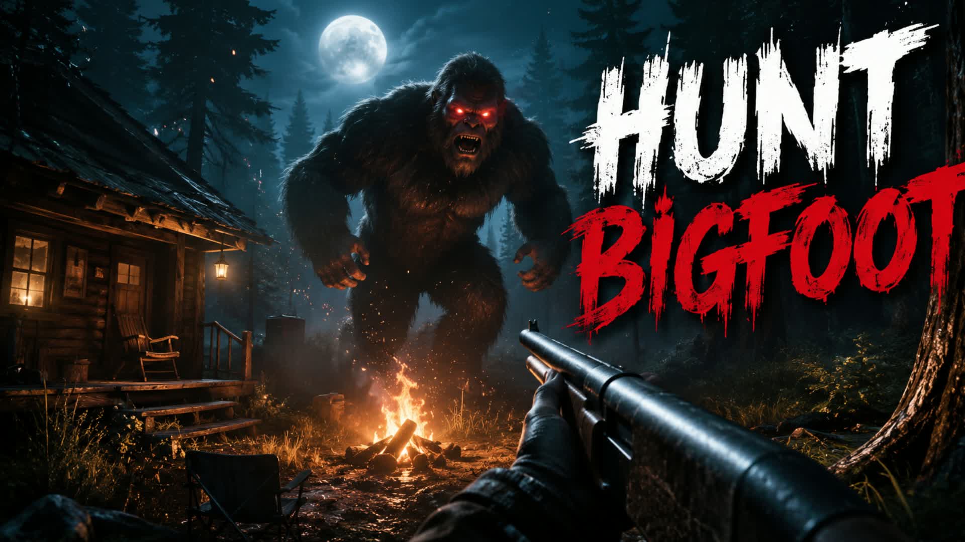 HUNT BIGFOOT [HORROR] [1-4] — Fortnite Creative map
