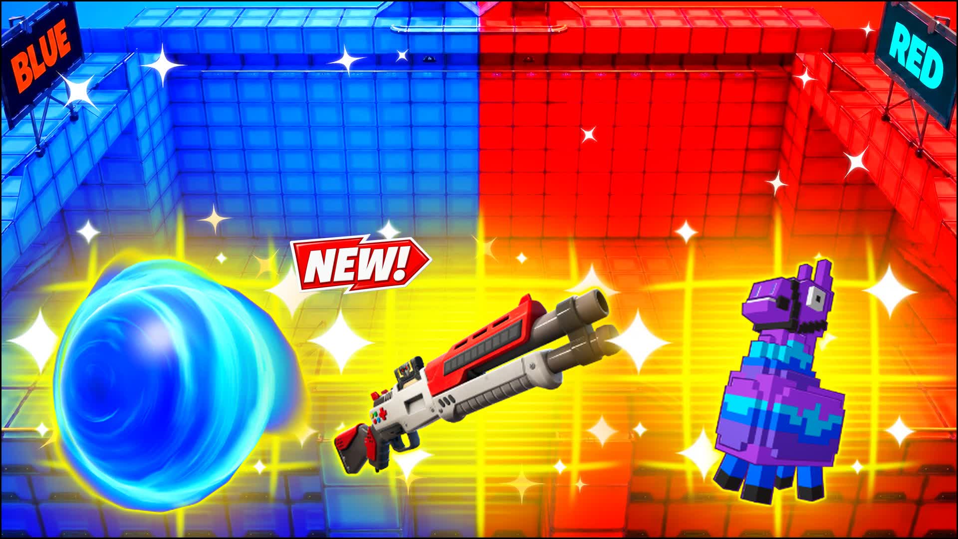 RED VS BLUE SPACING INSTINCT 🔴🔵 — Fortnite Creative map