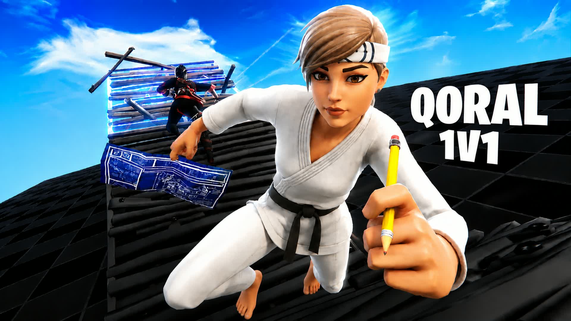 Qoral 1v1 Map (200 Pumps) — Fortnite Creative map