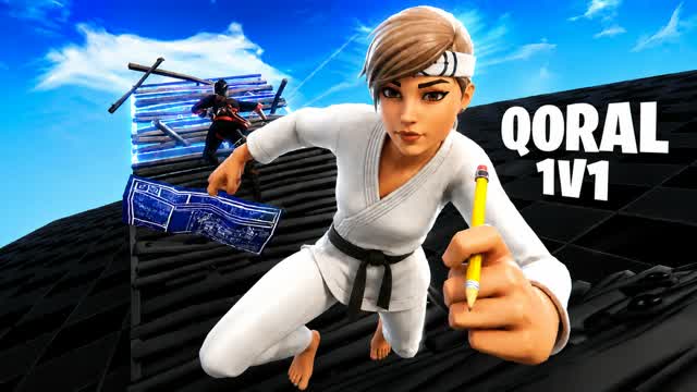 Qoral 1v1 Map (200 Pumps) — Fortnite Creative map cover art