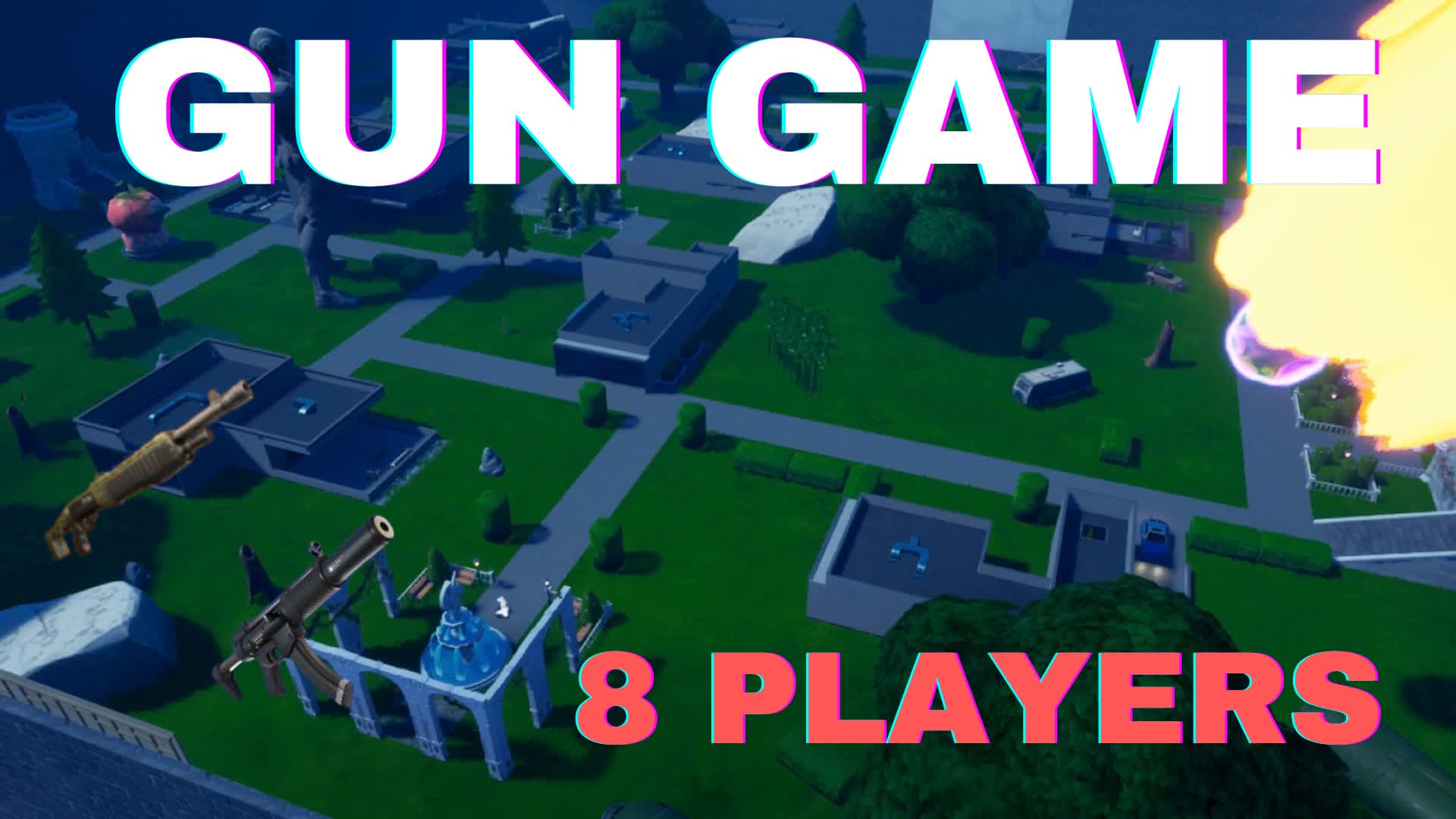 GUN GAME 8 PLAYERS — Fortnite Creative map