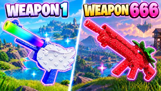 BRAINROTS GUN GAME — Fortnite Creative map