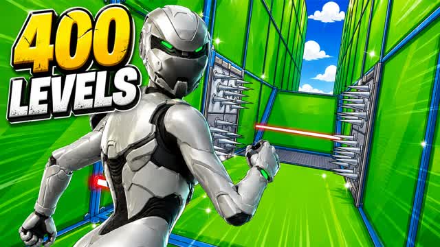 ✨ 400+ LEVEL DEFAULT DEATHRUN EASY✨ — Fortnite Creative map