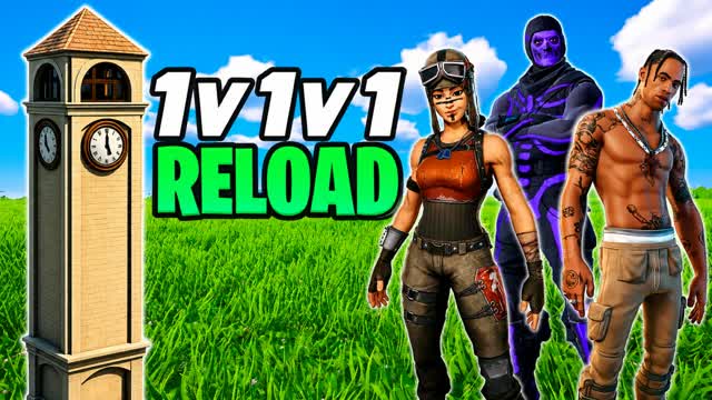 CRAZY 1V1V1 TILTED 🎯 — Fortnite Creative map
