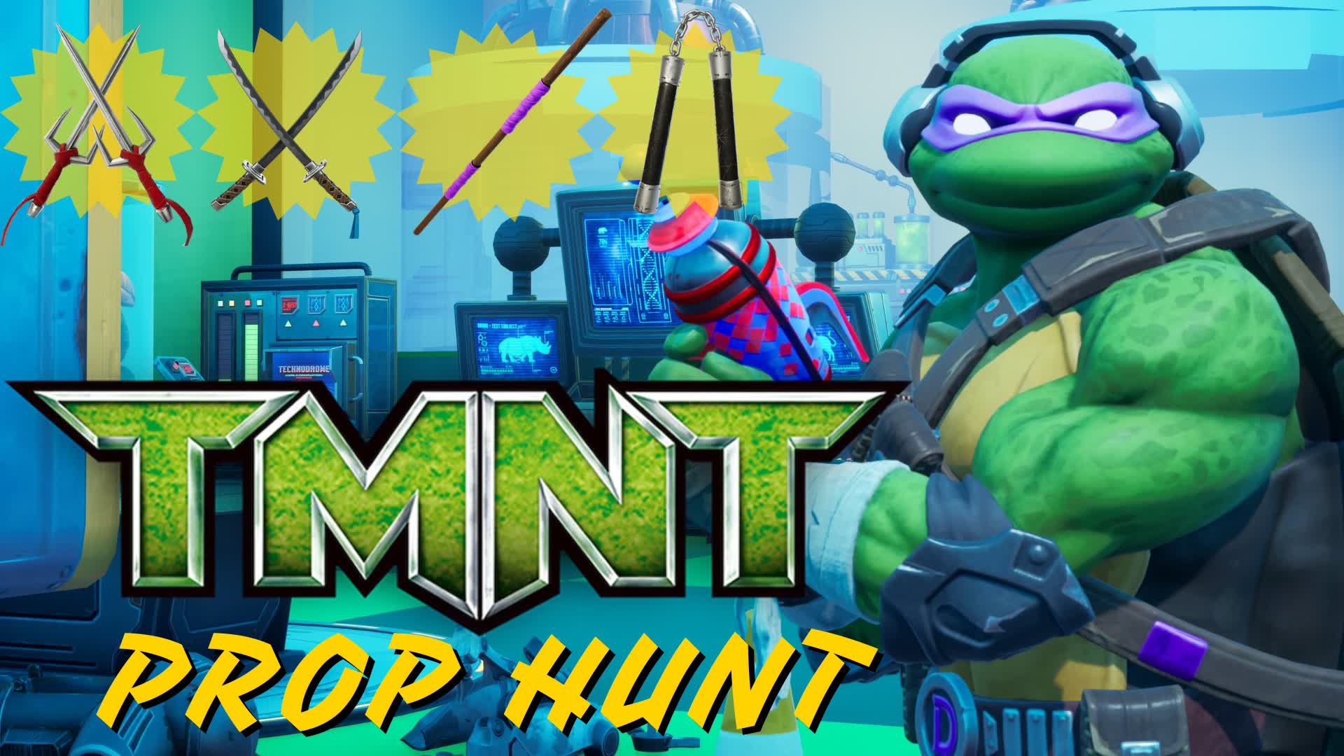 TMNT Prop Hunt — Fortnite Creative map