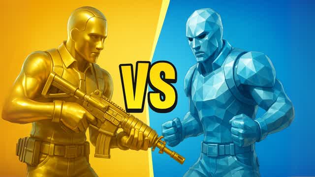 💎 DIAMOND VS GOLD TDM 👑 [V1] — Fortnite Creative map