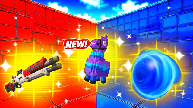RED VS BLUE LASTING LOOK 🔴🔵 — Fortnite Creative map cover art