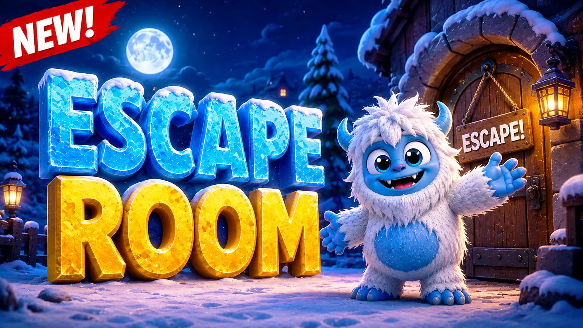❄️ ESCAPE ROOM YETI'S LAIR 🥶 — Fortnite Creative map