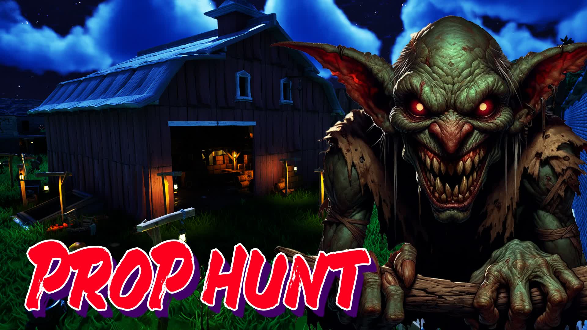 【HORROR】PROP HUNT — Fortnite Creative map