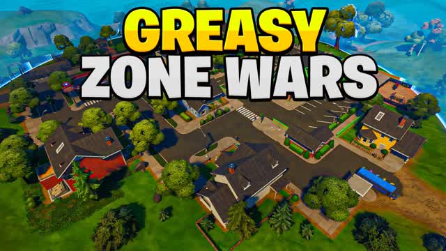 CRAZY GREASY ZONE WARS — Fortnite Creative map cover art