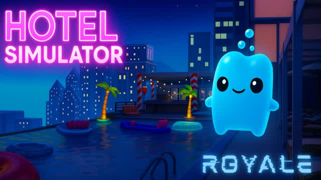 Hotel Simulator Royale — Fortnite Creative map cover art