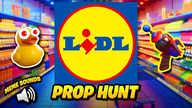 FORT LIDL PROP HUNT  CHRISTMAS CHILL GUY — Fortnite Creative map cover art