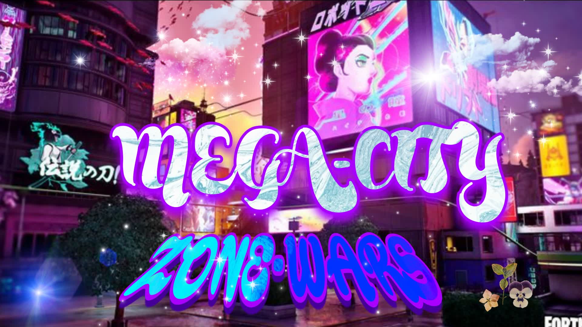 🐐 MEGA-CIDADE ZONE-WARS 🐐 — Fortnite Creative map