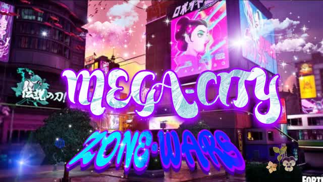 🐐 MEGA-CIDADE ZONE-WARS 🐐 — Fortnite Creative map cover art