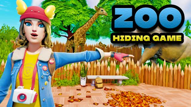 ZOO HIDE AND SEEK 🦁 — Fortnite Creative map cover art