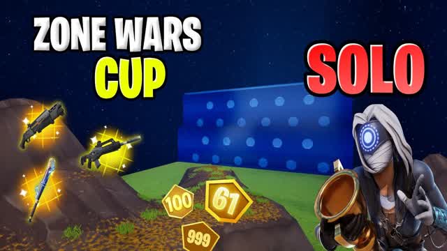 CUP ZONE WARS — Fortnite Creative map cover art