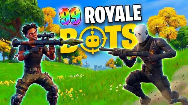 99 BOTS ROYALE INFINITE♾️ — Fortnite Creative map cover art
