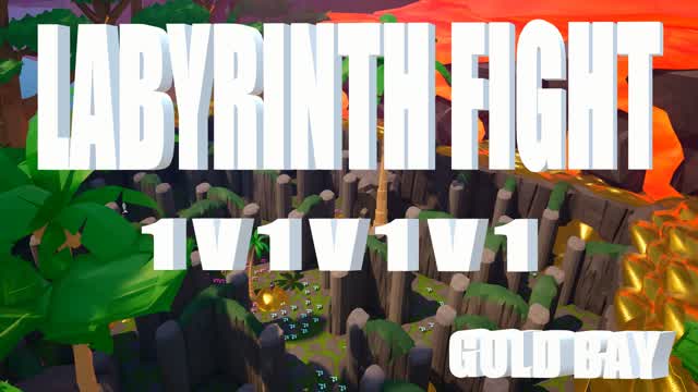 LABYRINTH GOLD BAY 1V1V1V1 — Fortnite Creative map