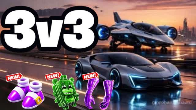 THE BEST 3V3 MAP DRIVING 💯 — Fortnite Creative map