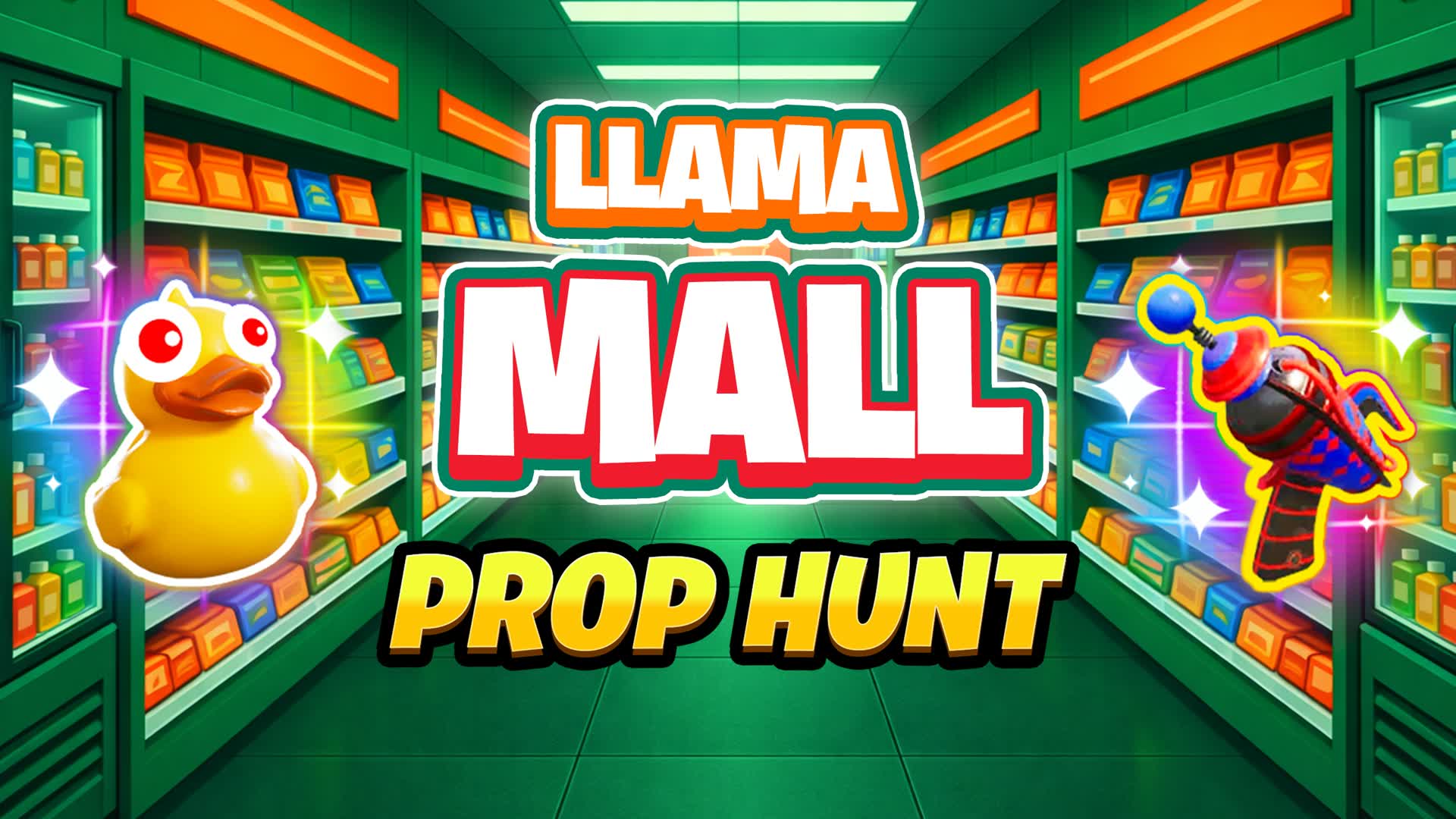 LLAMA MALL PROP HUNT π β Fortnite Creative map