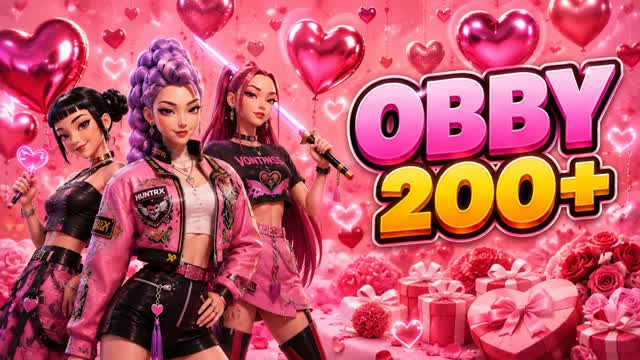 OBBY 200+ — Fortnite Creative map cover art