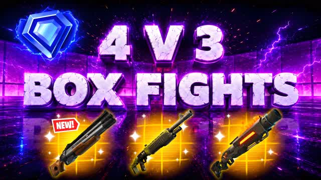 MEGA CLUTCH BOX FIGHT 4V3 [3V3] [3V4] 💫 — Fortnite Creative map