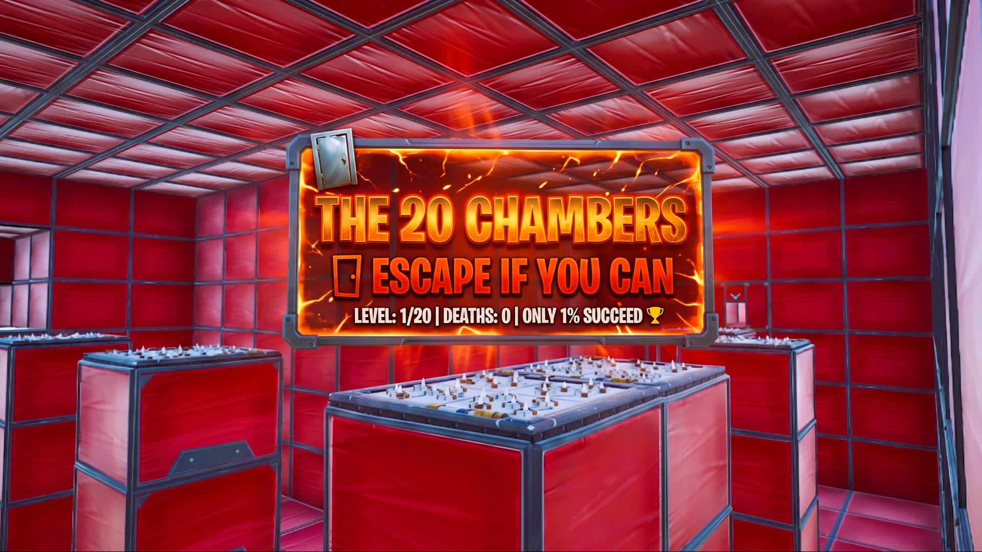 THE 20 CHAMBERS 🚪 [ESCAPE IF YOU CAN] — Fortnite Creative map